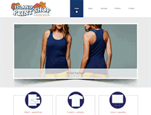 Tablet Screenshot of islandprintshop.com